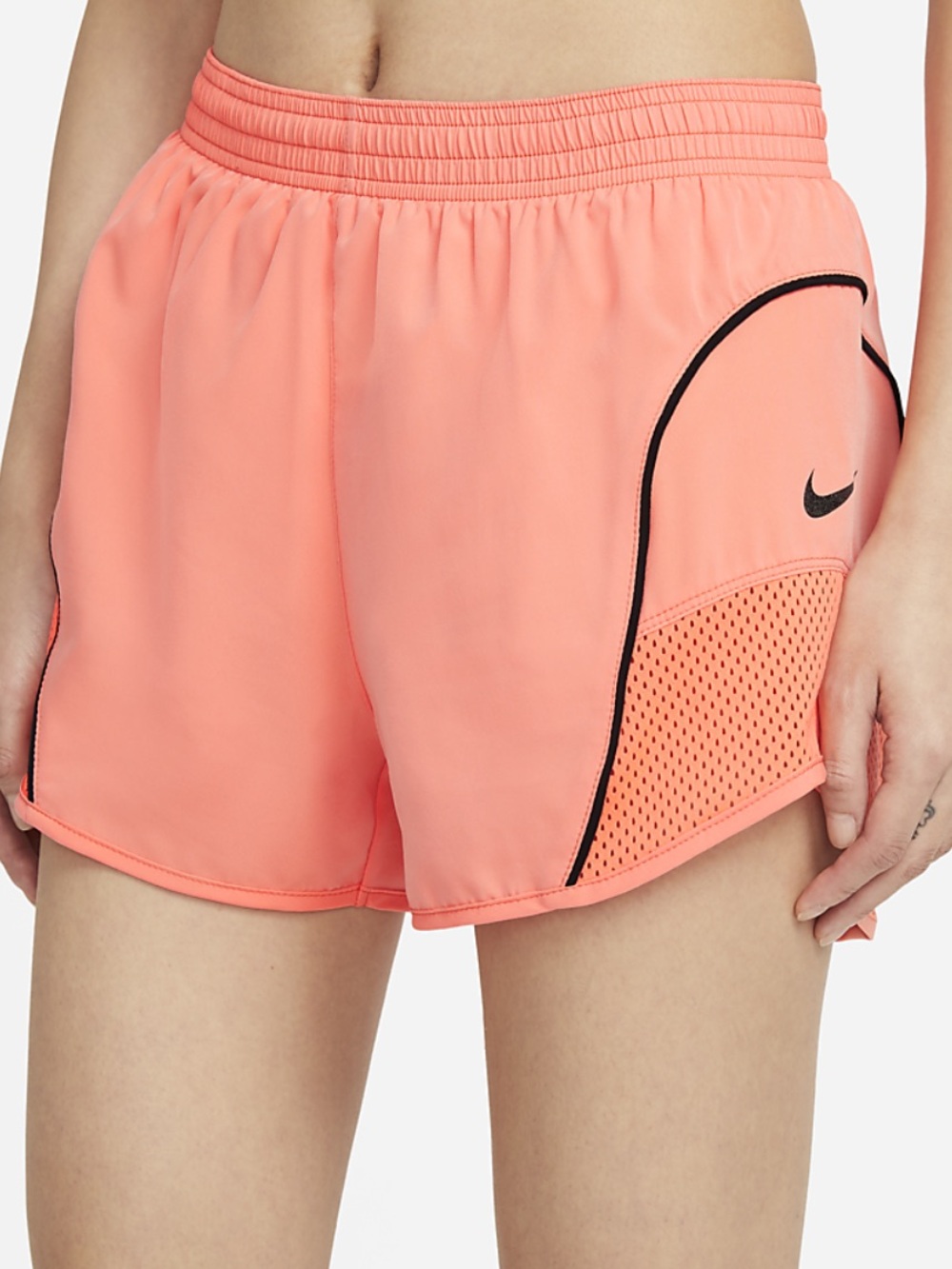Nike Womens Tempo Femme Running Shorts XS - Coral